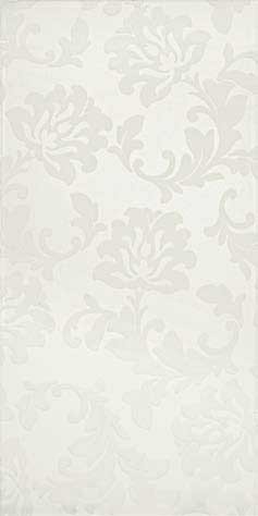 Настенная плитка Piemme Boiserie Ricamo Argento, 30x60.2, под обои, белая, матовая