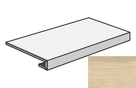 Ступень Vallelunga Tabula Miele Gradino Grip, 33x90, под дерево, бежевая, матовая