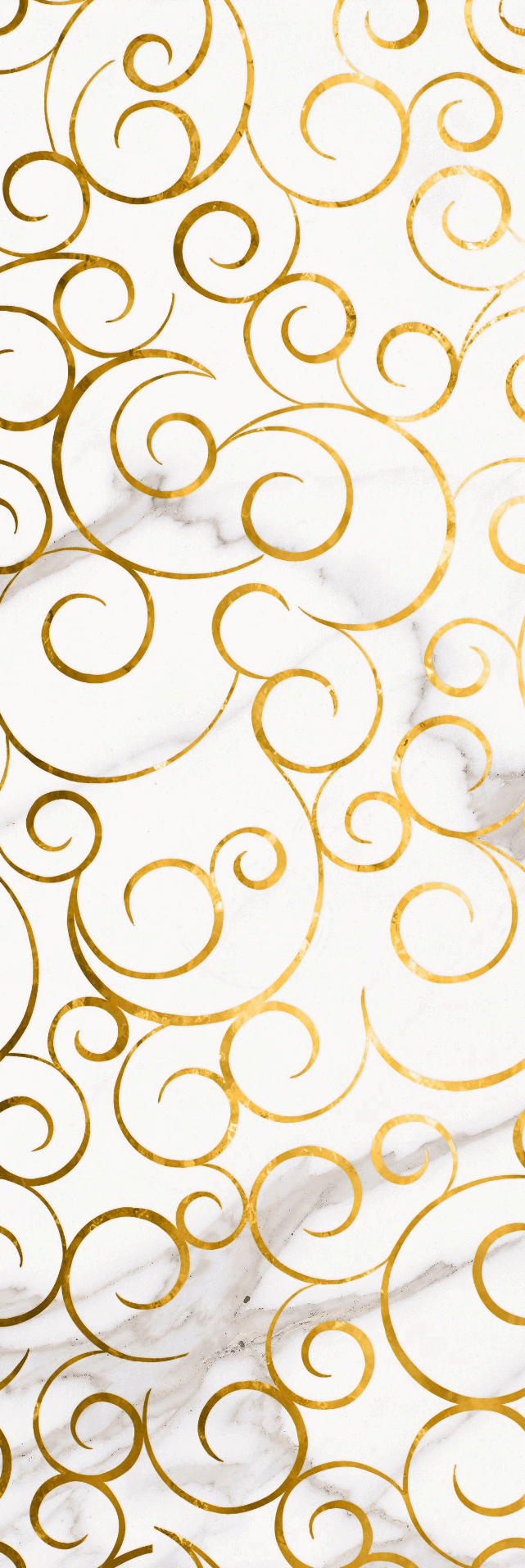 Декор LB-Ceramics Миланезе Дизайн Флорал каррара, 20x60, орнамент, белый, глянцевый