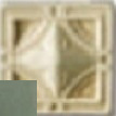 Вставка Ceramica Grazia Essenze Neoclassico Tozz. Pino, 6x6, под обои, серая, глянцевая
