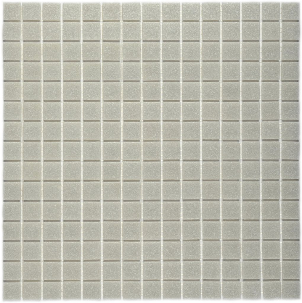 Мозаика Bonaparte Mosaics Light grey, 32.7x32.7, моноколор, серая, матово-глянцевая