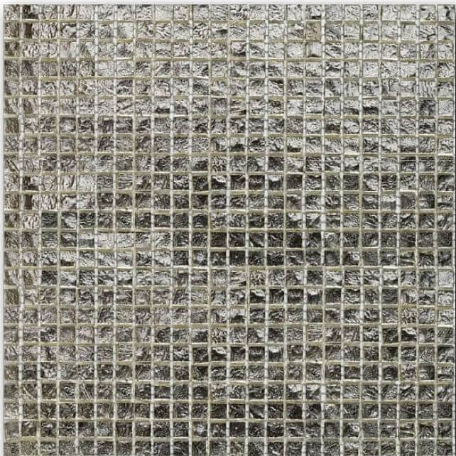 Мозаика Art & Natura Murano Specchio MS2, 30x30, под металл, серая, глянцевая