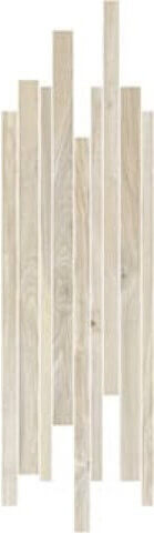 Декор Hi-Wood of Cerim Almond Mod. Lis. Sfal. Luc, 15x40, под дерево, бежевый, полированный