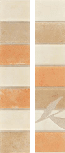 Бордюр Rako Patina WLAGE230, 5x25, геометрия, коричневый, матовый