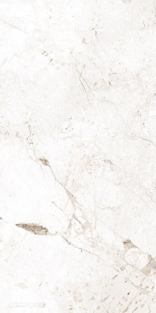 Керамогранит QUA Granite 60x120 Aurora Full Lap, 60x120, под камень, белый, полированный