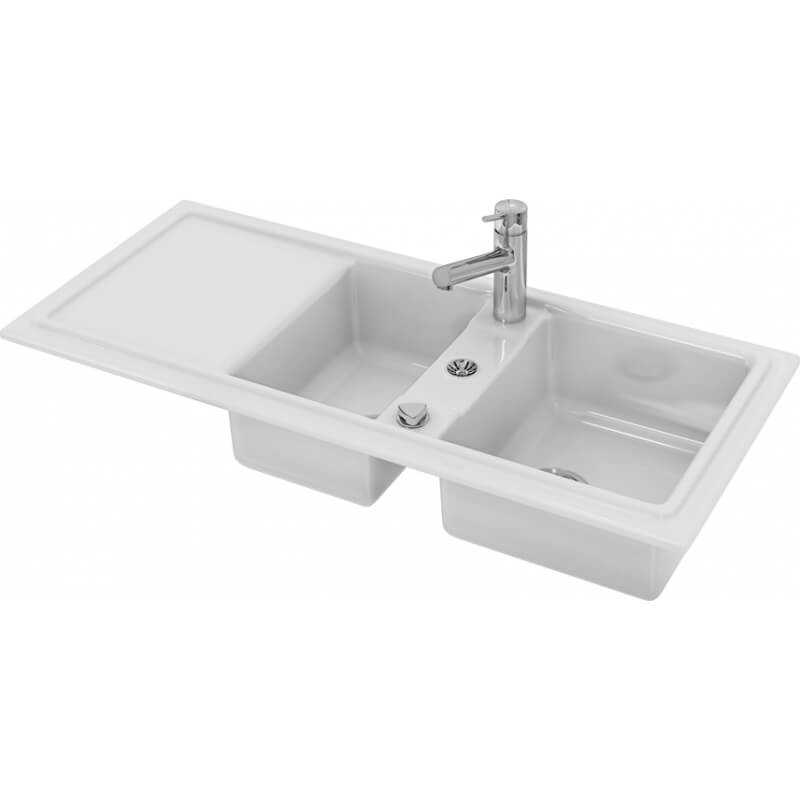 Кухонная мойка Duravit Cassia 7513110000, цвет белый
