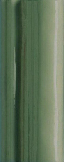 Бордюр Ceramica Grazia Essenze Bordura Lineare Pino, 5x13, моноколор, зелёный, глянцевый