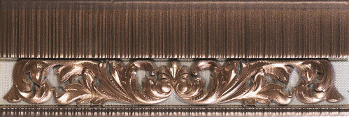 Плинтус APE Crayon Zocalo Bronze, 12x31.6, античность, бронзовый, глянцевый