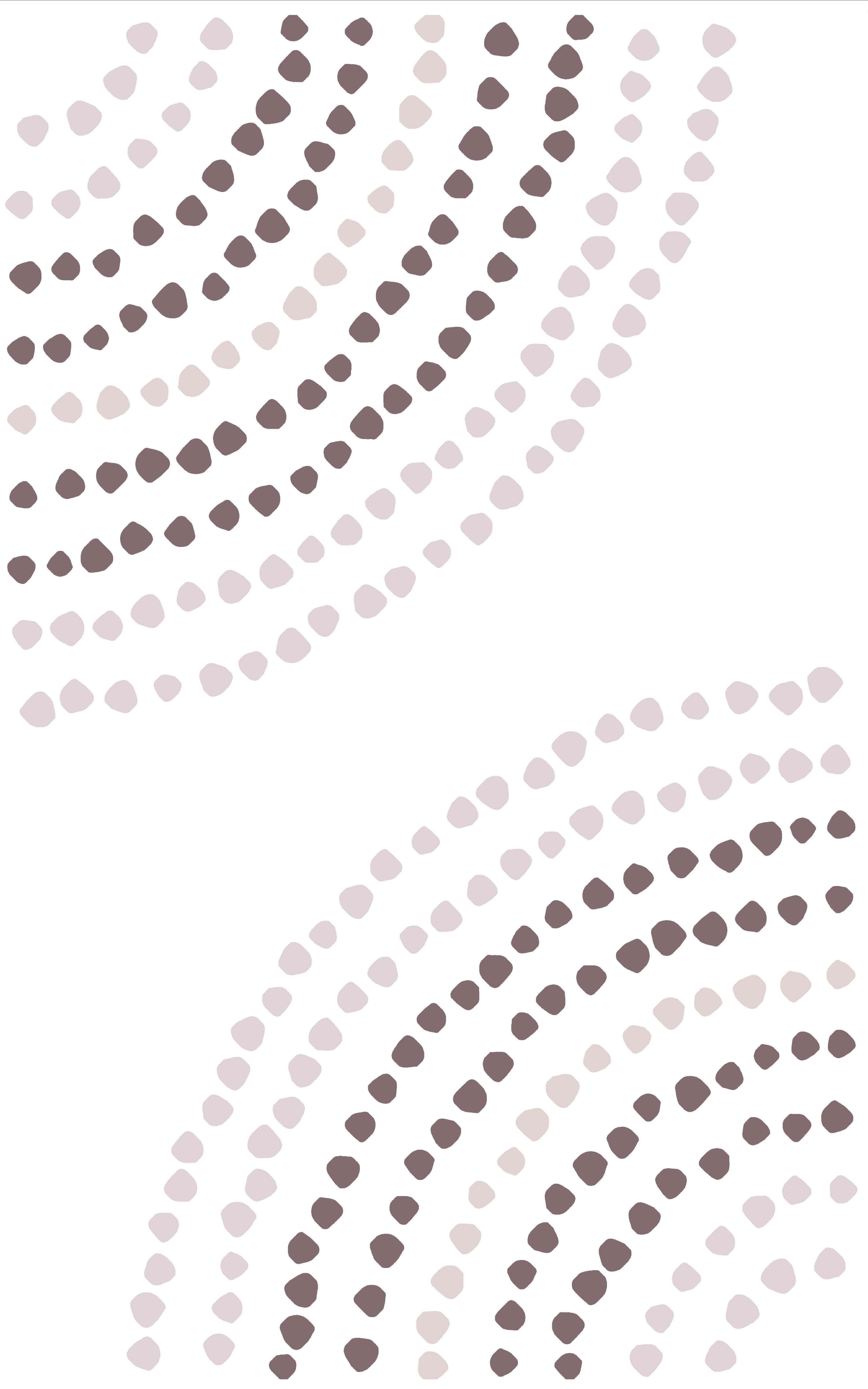 Декор Creto Monica Wave 1, 25x40, геометрия, розовый, матовый