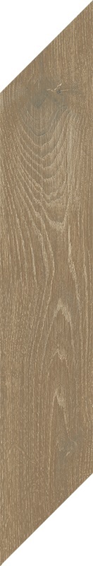 Керамогранит Paradyz Heartwood Toffee Chevron Prawy, 19.8x179.8, под дерево, коричневый, матовый