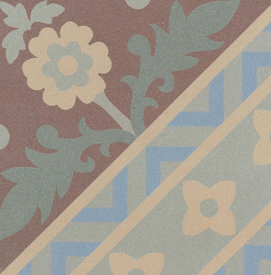 Керамогранит Revoir Paris Bel Histoire Jean, 15x15, под бетон, мультиколор, матовый