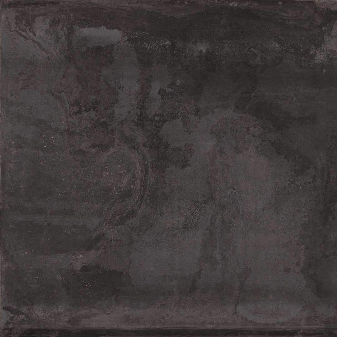 Керамогранит Imola Ceramica Tube 60N, 60x60, под металл, чёрный, матовый