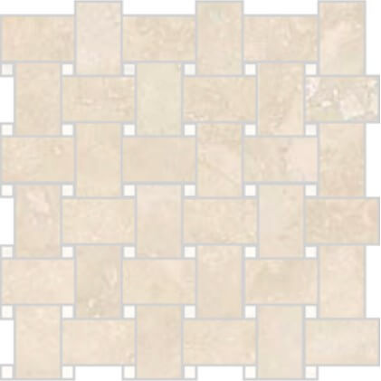Мозаика Sant'Agostino Via Appia Rete Ivory Kry, 30x30, под камень, бежевая, глянцевая
