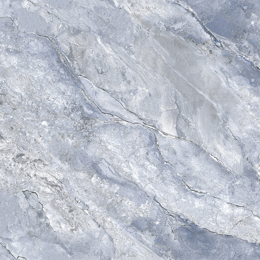 Керамогранит Ceradim Ocean Gorgeous Blue Голубой Полированный, 60x60, под камень, голубой, полированный