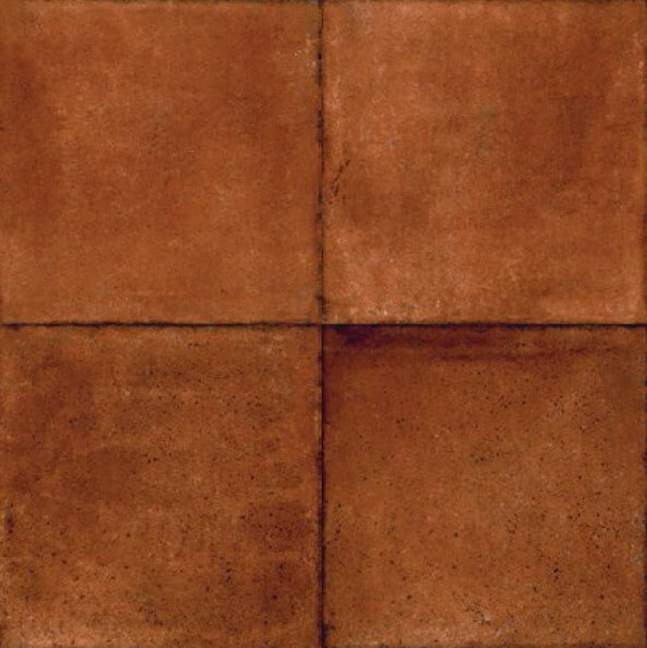 Керамогранит Sant'Agostino I Chiostri Chiostro Cotto, 15x15, под камень, коричневый, матовый