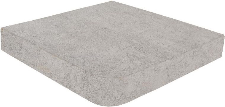 Ступень Gresmanc Evolution Esquina Recto Evo Grey, 31.7x31.7, под бетон, серая, матовая