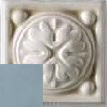 Вставка Ceramica Grazia Essenze Voluta Tozz. Genziana, 6x6, под обои, серая, глянцевая