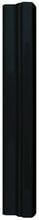 Бордюр FAP Ceramiche Manhattan Black London, 5x30, моноколор, чёрный, глянцевый