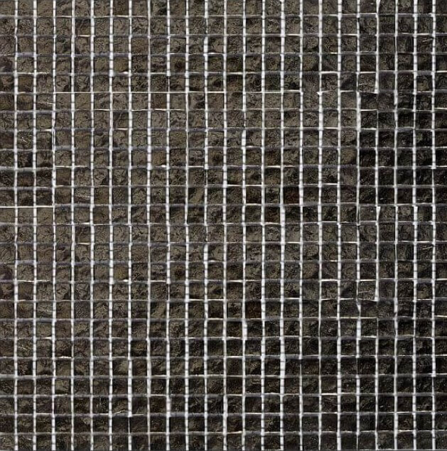 Мозаика Art & Natura Murano Specchio MS17, 30x30, под металл, чёрная, глянцевая