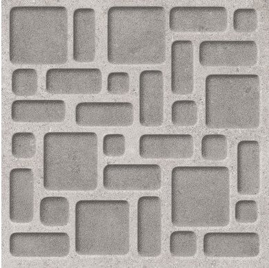 Декор Sant'Agostino Highstone Decor Cold 6060, 60x60, под бетон, серый, матовый