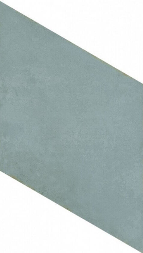 Керамогранит Wow Mud Diamond Teal, 14x24, под штукатурку, зелёный, матовый