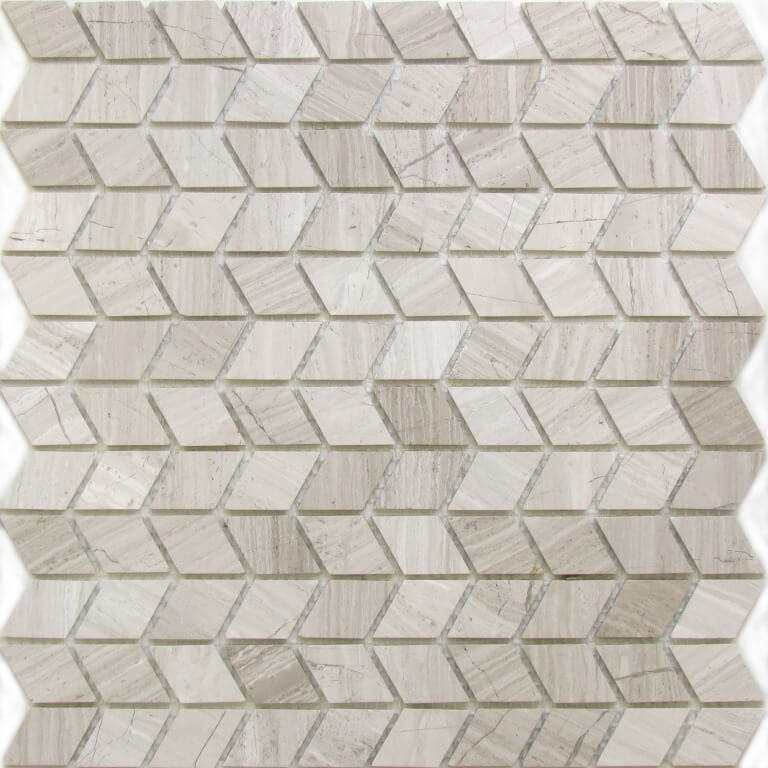 Мозаика Bonaparte Mosaics Tibet, 27.5x28.7, под травертин, бежевая, полированная
