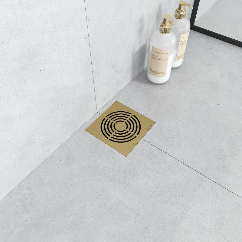 Душевой трап Boheme Smart Design Matt Gold 984-15-MG
