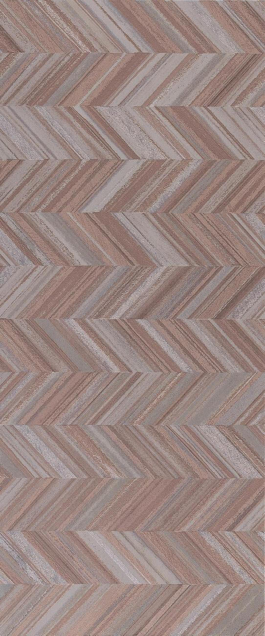 Декор Atlas Concorde Mek Rose Wallpaper, 50x120, под металл, красный, матовый