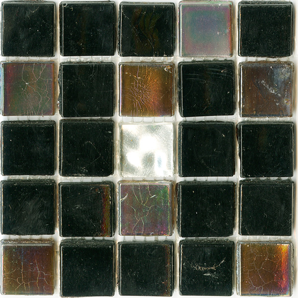 Мозаика Jnj Mosaic СК 4546G Black Pearl, 29.5x29.5, под мозаику, мультиколор, глянцевая