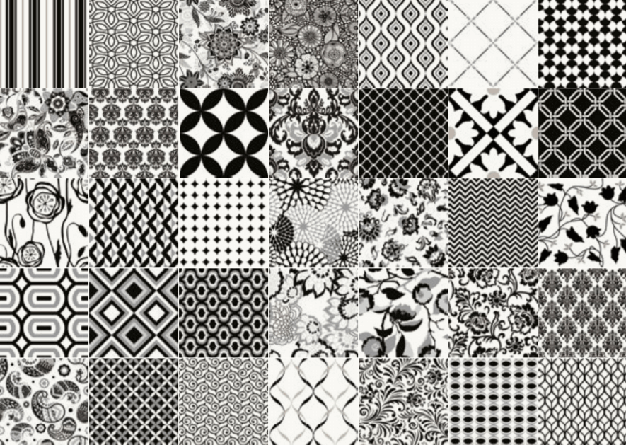 Панно Vallelunga Colibri Composizione Nero, 62.5x87.5, пэчворк, чёрное, глянцевое