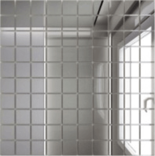Мозаика ДСТ Мозаика Зеркальная С25, 30x30, под мозаику, серебряная, глянцевая