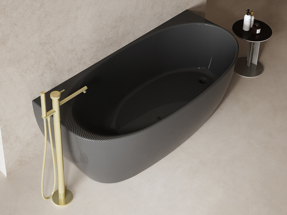 Карбоновая ванна Abber Karbon AK9004 170x80x55
