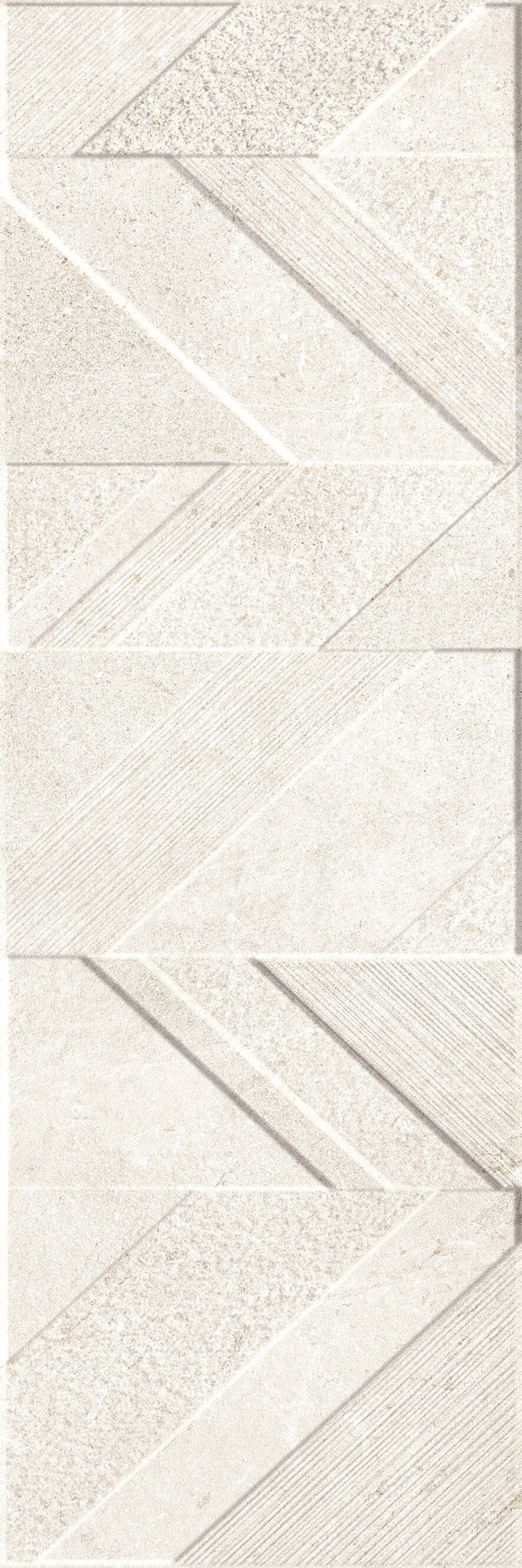 Настенная плитка Ibero Lune Concept Beige MATE, 30x90, под камень, бежевая, рельефная