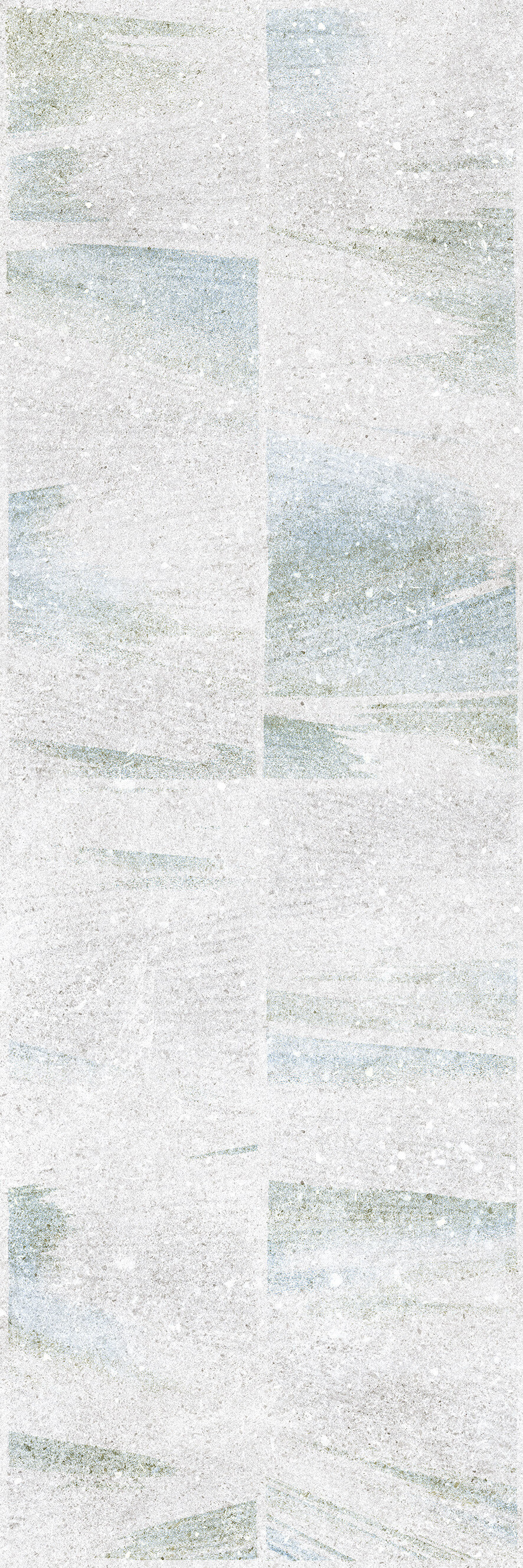 Настенная плитка Ibero Lune Art Ice MATE, 30x90, под камень, серая, рельефная