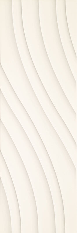 Настенная плитка Paradyz Glitter Mood Bianco C Structura Rekt., 29.8x89.8, 3d, белая, фактурная