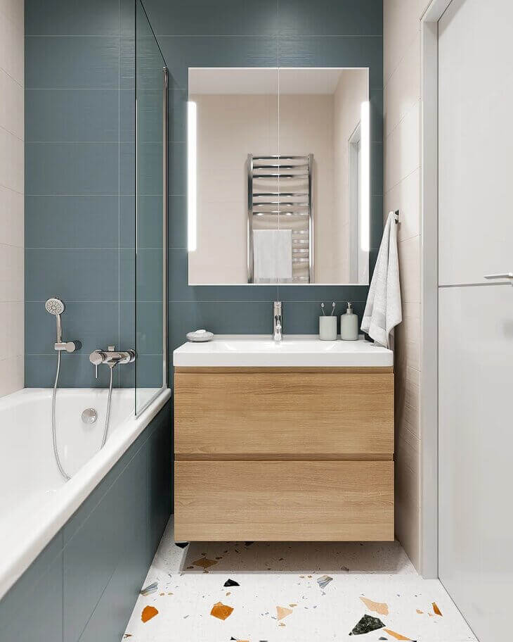 Керамогранит Arcana Stracciatella-R Nacar, 80x80, имитация терраццо, белый, матовый