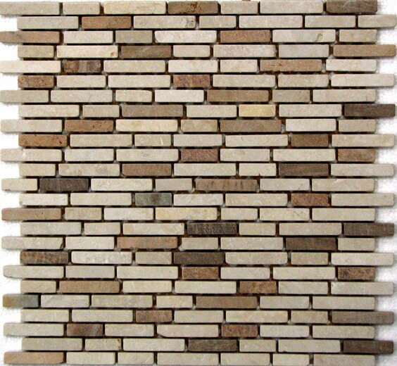 Мозаика Bonaparte Mosaics Barcelona, 30.5x30.5, под камень, коричневая, противоскользящая