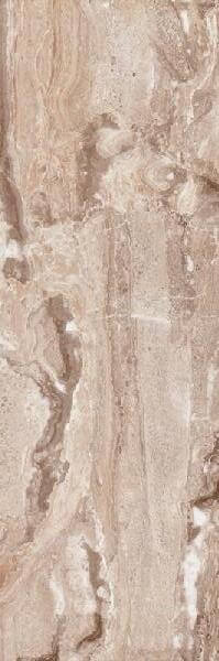 Настенная плитка Rocersa Imperiale Marron, 25x75, под камень, розовая, глянцевая