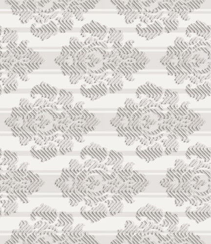 Декор Vallelunga Sospiri Tiffany Bianco, 12.1x14, орнамент, серый, глянцевый