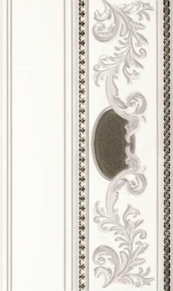 Плинтус Ceracasa Ceramica Absolute Zocalo Sand/Vision, 15x25, орнамент, бежевый, полированный