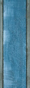 Декор Iris Maiolica Decoro Riga Mare, 10x30, моноколор, синий, глянцевый