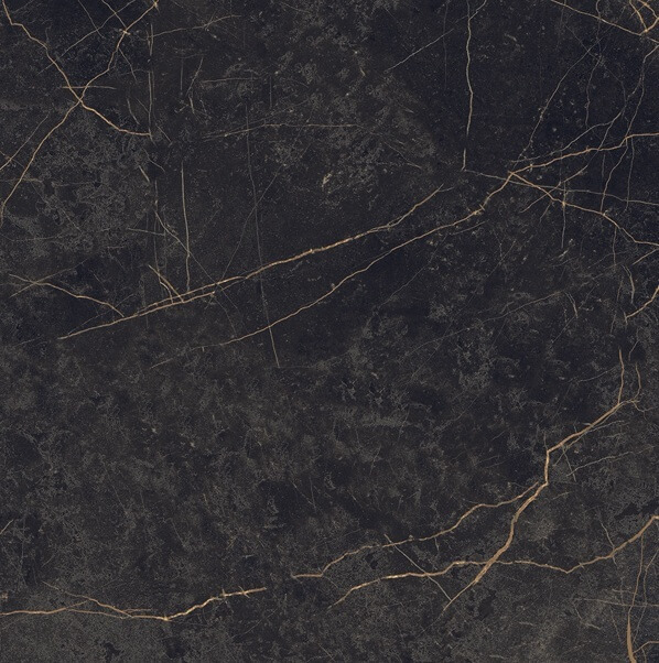 Керамогранит Ariana Ceramica Epoque Black Lap, 60x60, под мрамор, чёрный, лаппатированный