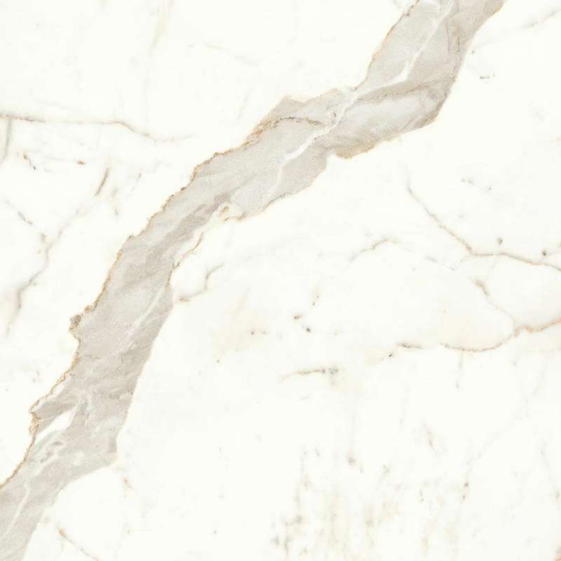 Керамогранит Atlas Concorde Marvel Shine Calacatta Prestigio  Silk, 60x60, под мрамор, белый, сатинированный