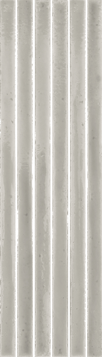 Мозаика Amadis Fine Tiles Long Stick Metropolitan Gloss, 13x45, под майолику, серая, глянцевая