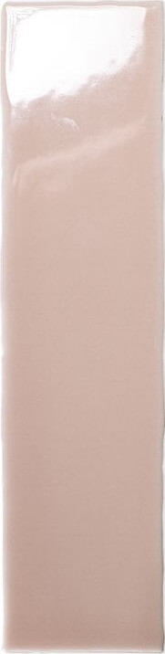 Настенная плитка DNA Tiles Eclat Pink, 7.5x30, под майолику, розовая, глянцевая