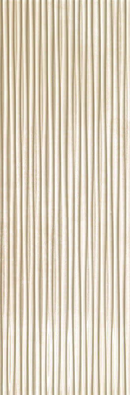 Настенная плитка FAP Ceramiche Evoque Plisse Beige, 30.5x91.5, под обои, бежевая, глянцевая