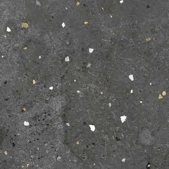 Керамогранит Wow Halo S Night, 11x11, под камень, чёрный, матовый