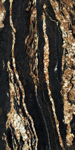 Керамогранит Ariana Ceramica Nobile Black Taurus Lux, 60x120, под мрамор, чёрный, полированный