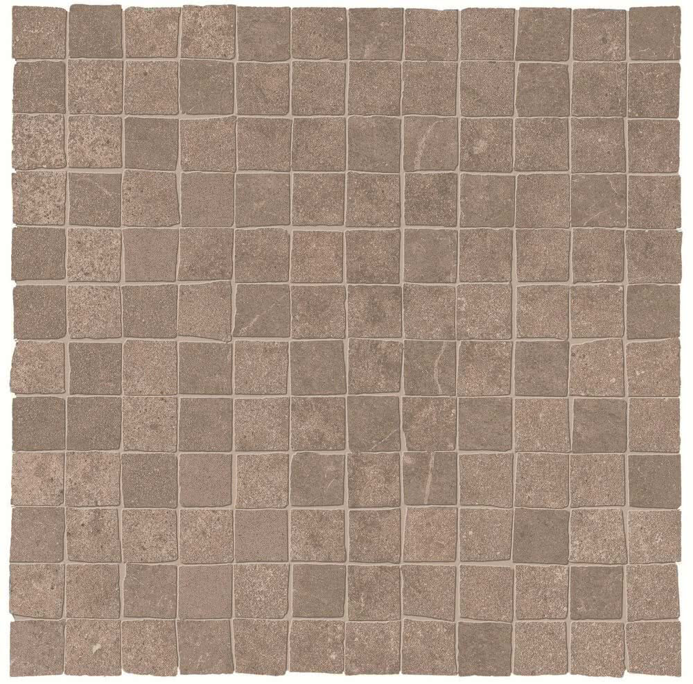 Мозаика ABK Unika Mos Opus Mini Bronze, 30x30, под камень, бронзовая, матовая