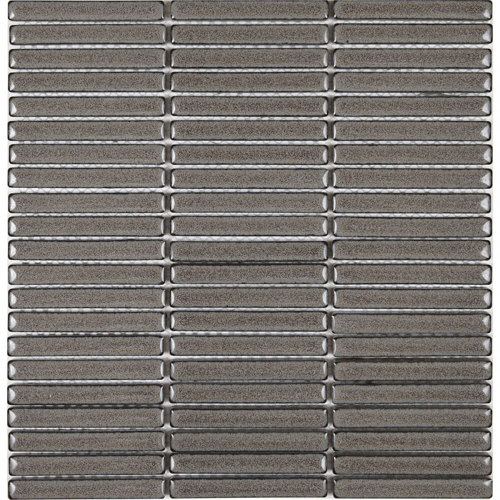 Мозаика Imagine Mosaic Керамика KST3-6R, 28.4x29.5, под камень, коричневая, глянцевая